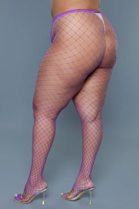 Oversized Fishnet Pantyhose-Pantyhose-SEXYSHOES.COM