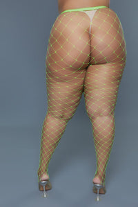 Oversized Fishnet Pantyhose-Pantyhose-SEXYSHOES.COM