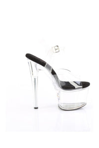 Pleaser PASSION-708 Clear Vinyl Sandal in Clear Vinyl