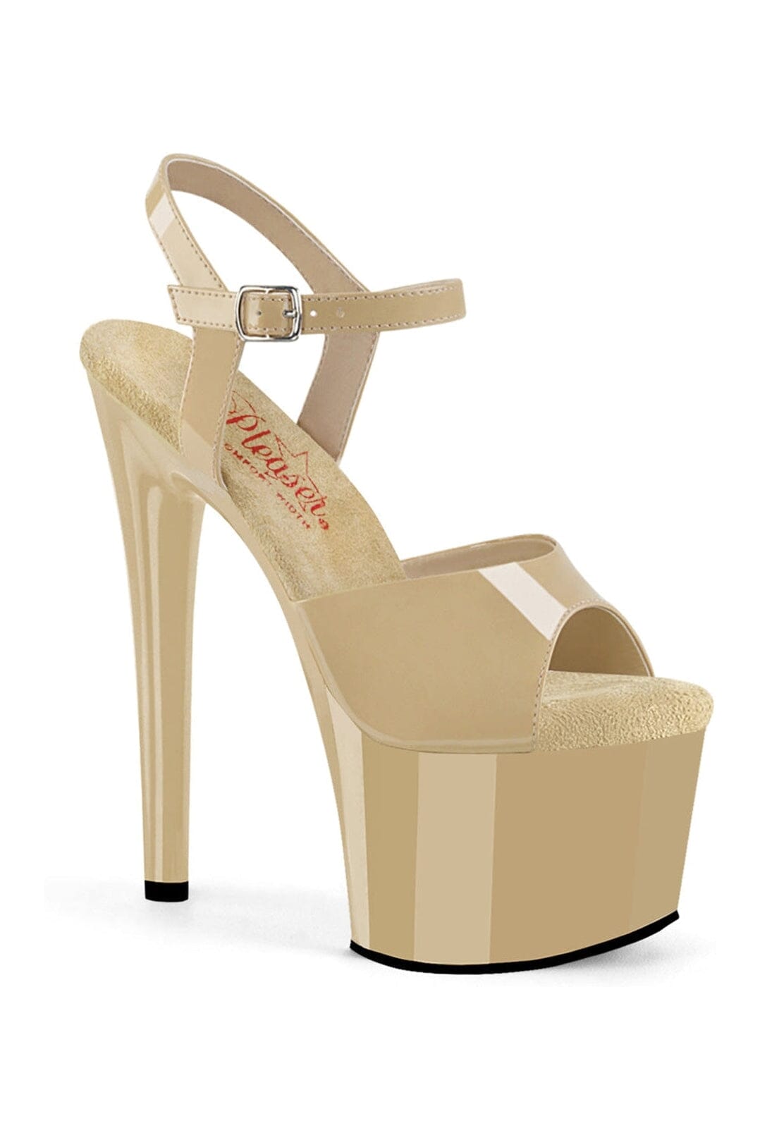 Pleaser Bone Sandals Platform Stripper Shoes | Buy at Sexyshoes.com