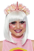 Pastel Velvet Unicorn Flower Headband