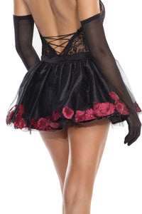 Petticoat-TuTu + Petticoat-Coquette-Black-O/S-SEXYSHOES.COM