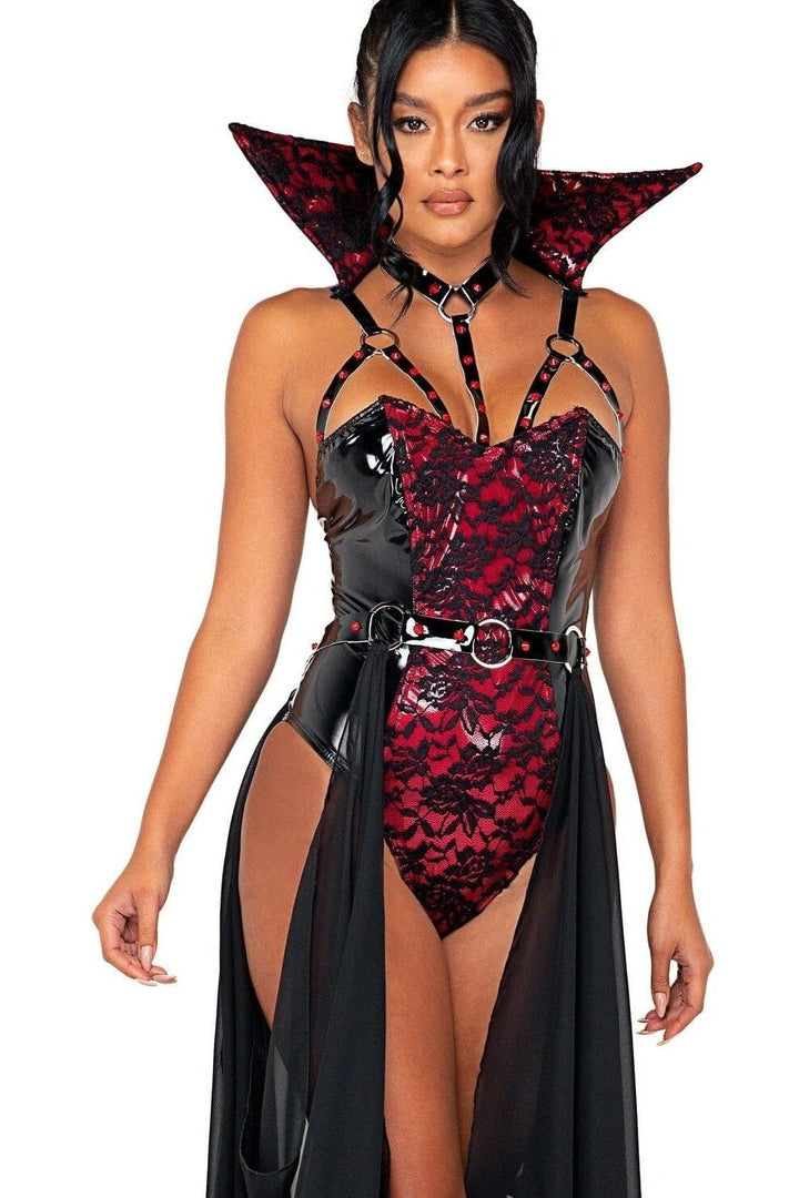 Piercing Beauty Vampire Costume-Vampire Costumes-Roma Costumes-Black-L-SEXYSHOES.COM