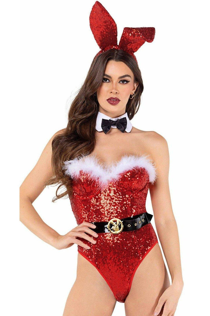 Playboy Bunny Holiday Costume-Holiday Costumes-Roma Costumes-SEXYSHOES.COM