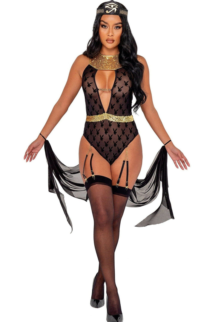 Playboy Egyptian Queen Costume-Bunny Costumes-Roma Costumes-SEXYSHOES.COM