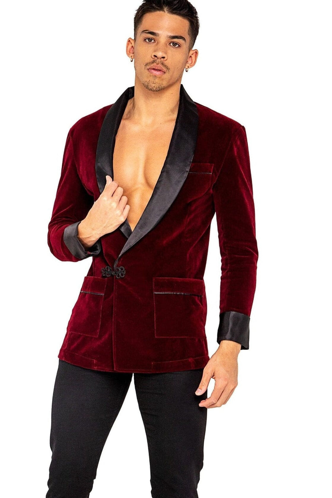 Roma Costumes Playboy Smoke Lounge Gent in Red  from SexyShoes.com