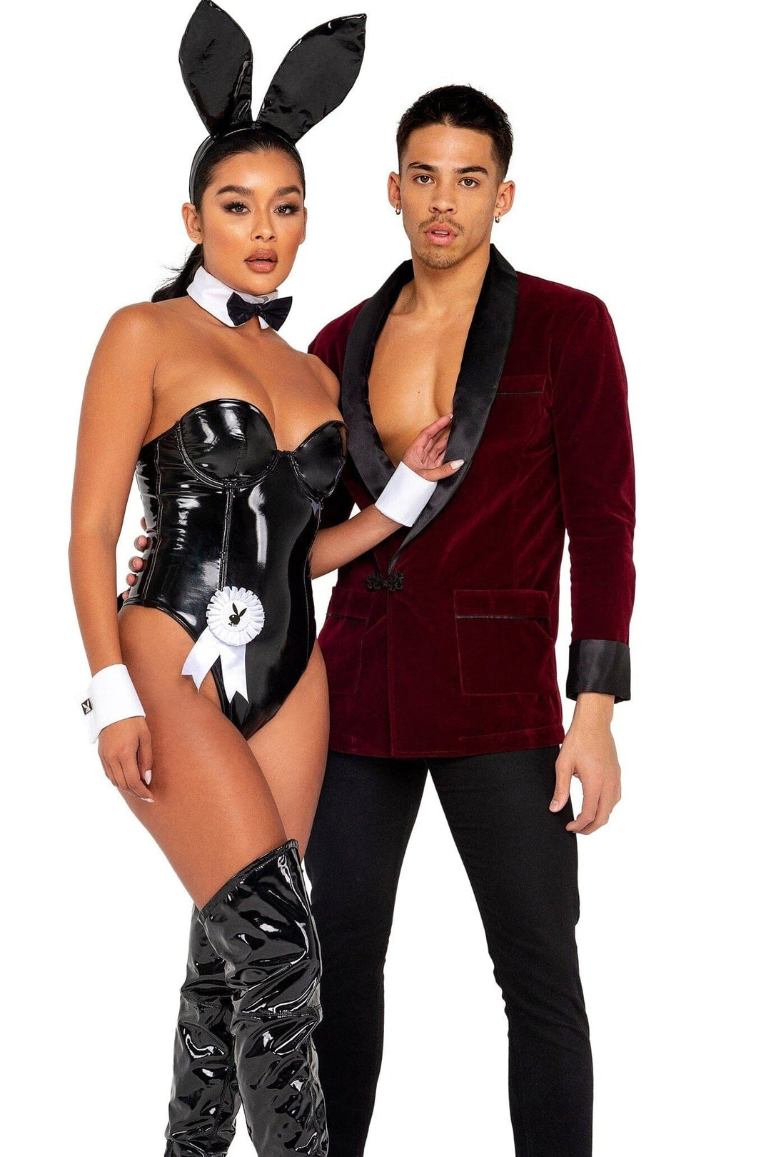 Roma Costumes Playboy Smoke Lounge Gent in Red 