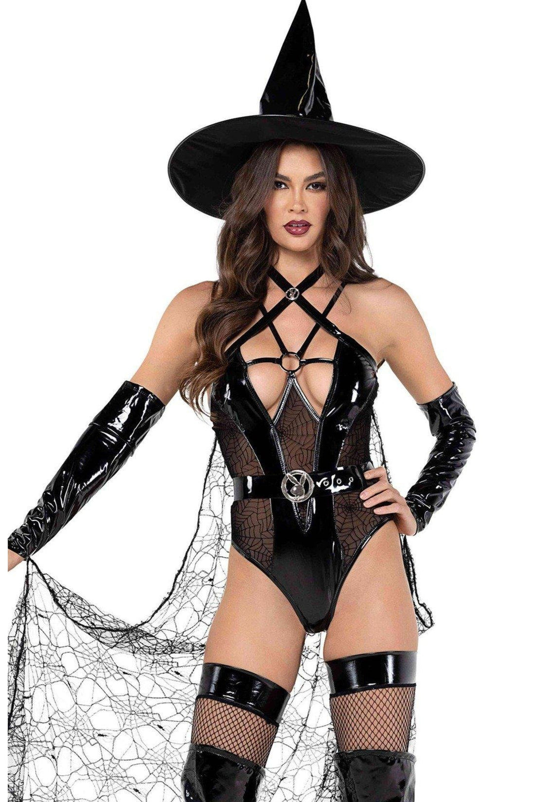 Playboy Wicked Witch Costume-Witch Costumes-Roma Costumes-SEXYSHOES.COM
