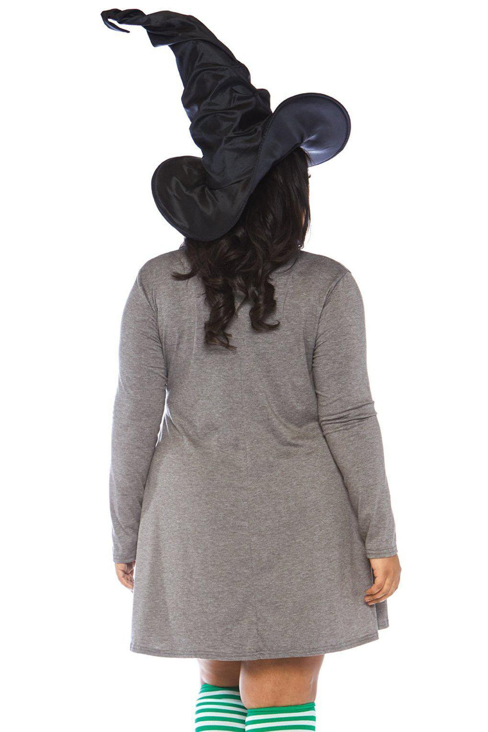 Plus Size Basic Witch Jersey Dress-Witch Costumes-Leg Avenue-SEXYSHOES.COM