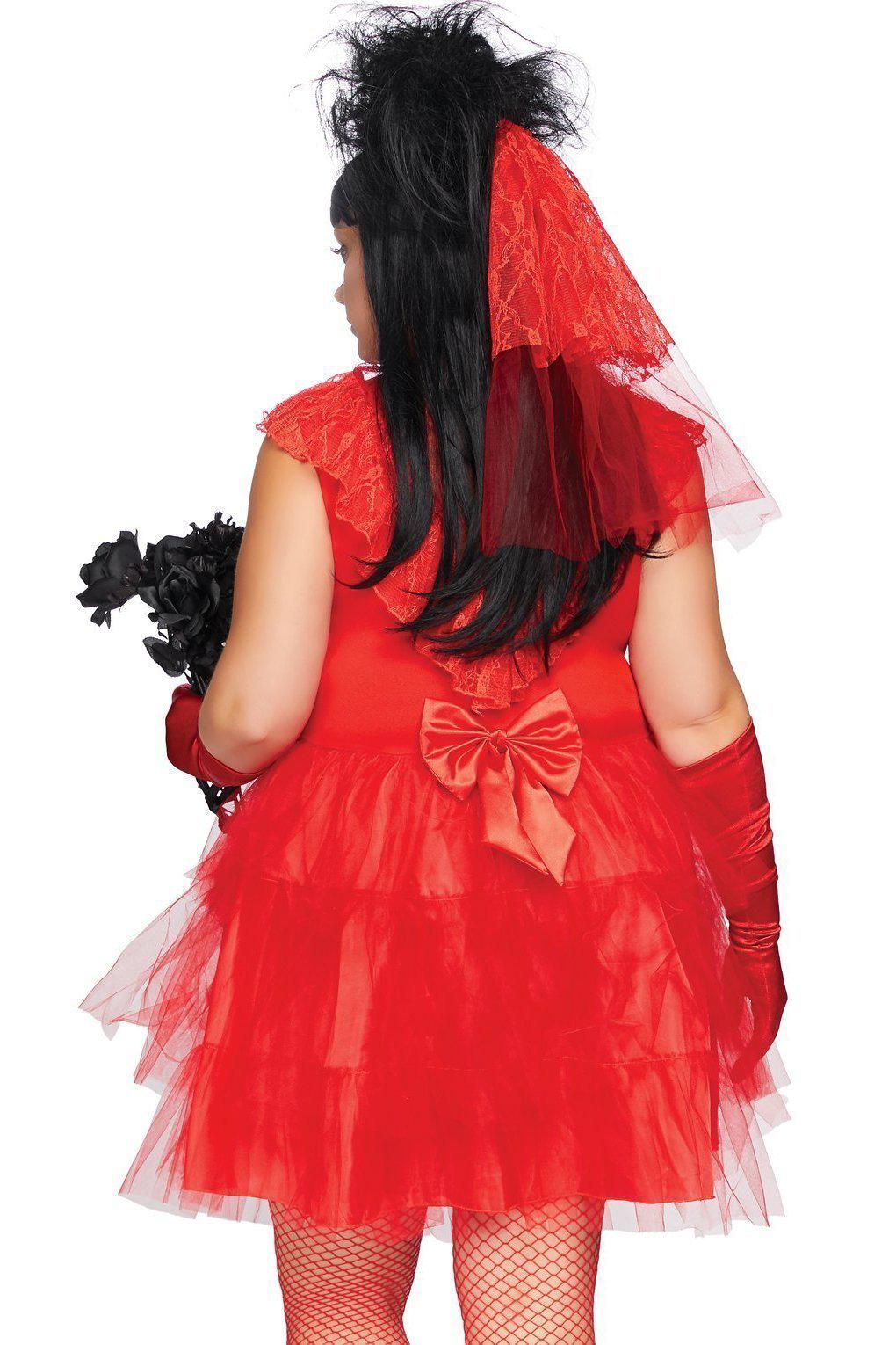 Leg Avenue Plus Size Beetle Bride Costume in Red 