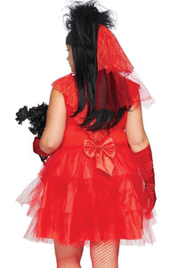 Leg Avenue Plus Size Beetle Bride Costume in Red 