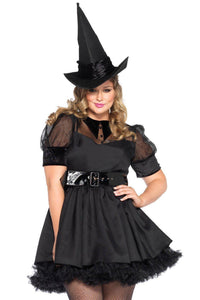 Leg Avenue Plus Size Bewitching Witch Costume in Black  from SexyShoes.com