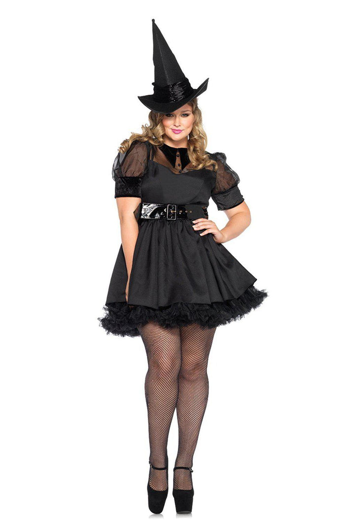 Plus Size Bewitching Witch Costume-Witch Costumes-Leg Avenue-SEXYSHOES.COM