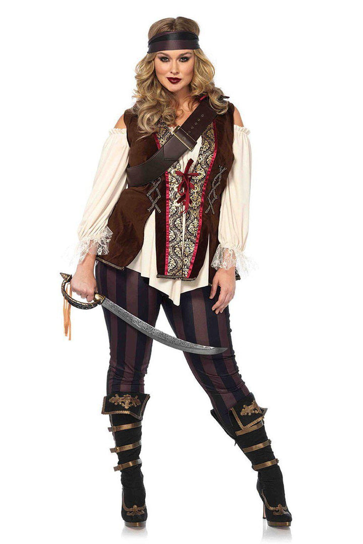 Plus Size Captain Blackheart Costume-Pirate Costumes-Leg Avenue-SEXYSHOES.COM
