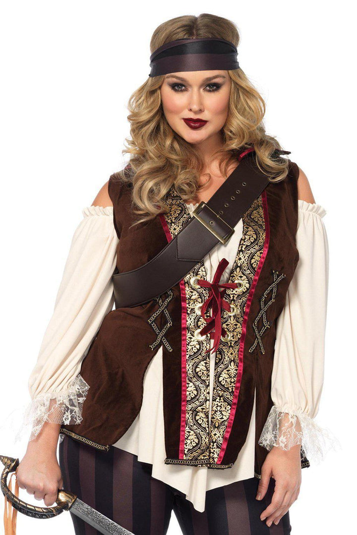 Plus Size Captain Blackheart Costume-Pirate Costumes-Leg Avenue-SEXYSHOES.COM