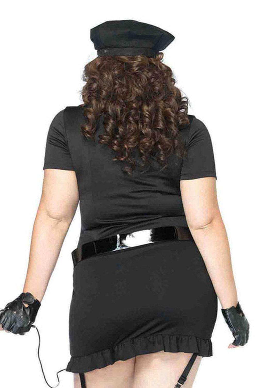 Leg Avenue Plus Size Dirty Cop Costume in Black 