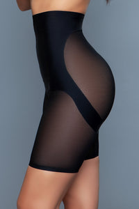Plus Size High Waisted Butt Lifting Boyshorts-Shapewear-BeWicked-SEXYSHOES.COM
