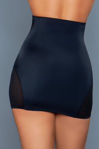 BeWicked Plus Size High Waisted Shapewear Slip in Black 