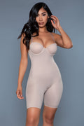 Plus Size Long Line Underwire Bodyshaper
