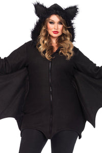 Leg Avenue Plus Size Sexy Bat Costume Dress in Black  from SexyShoes.com