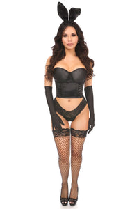 Daisy Corsets Plus Size Sexy Bustier Bunny Costume in Black 