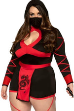 Plus Size Sexy Dragon Ninja Costume