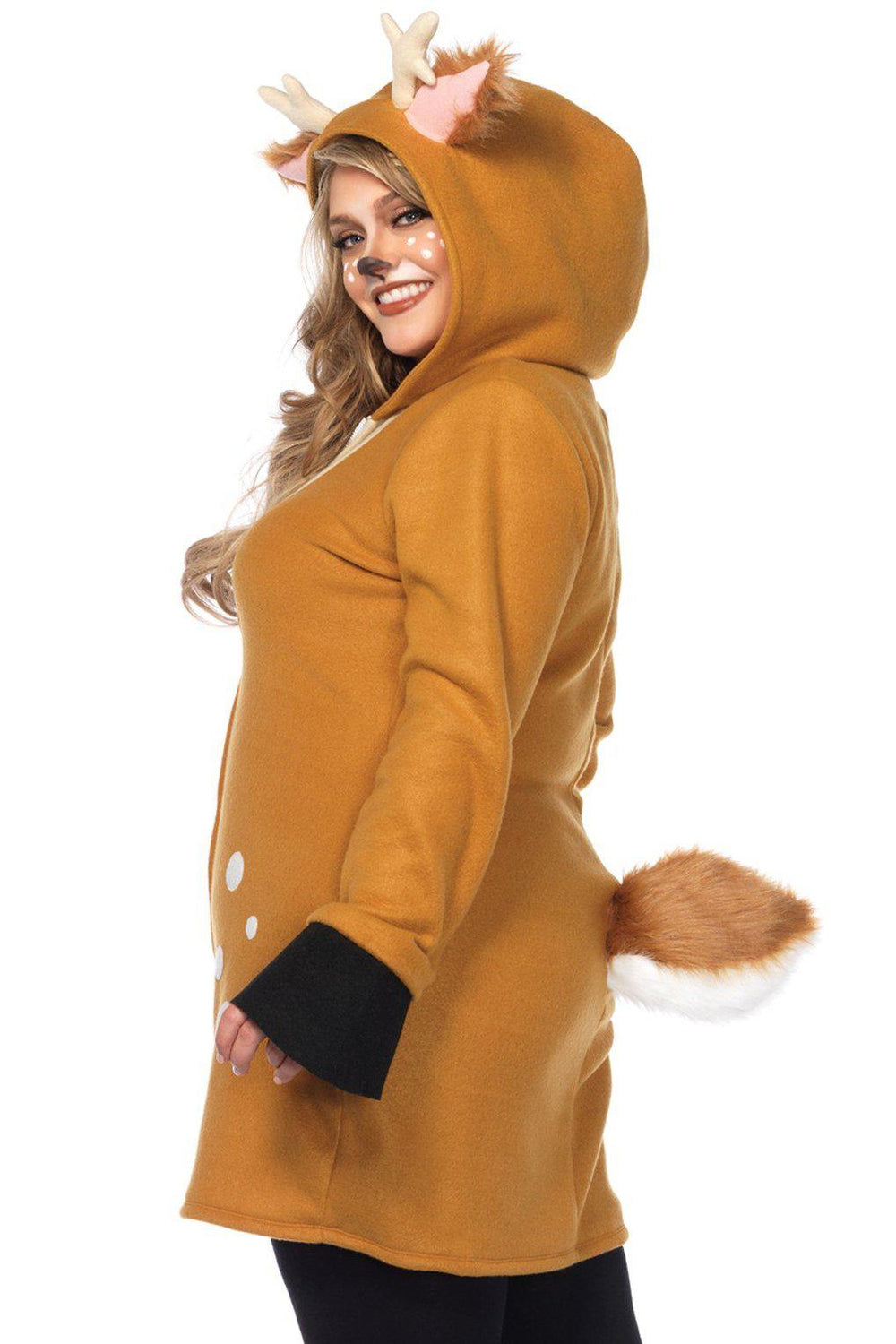 Leg Avenue Plus Size Sexy Fawn Costume Dress in Brown 