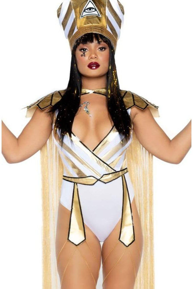 Queen Nefertiti Costume-Goddess Costumes-Leg Avenue-White-S-SEXYSHOES.COM