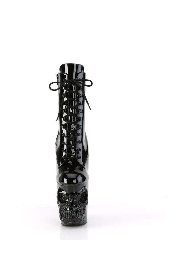 RAPTURE-1020 Black Patent Ankle Boot