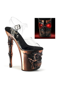 Pleaser RAPTURE-808-LT Sandal in Clear Vinyl from SexyShoes.com
