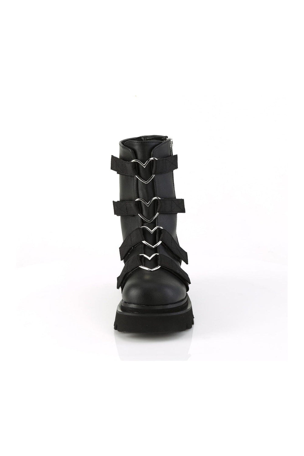 RENEGADE-50 Black Vegan Leather Ankle Boot-Ankle Boots-Demonia-SEXYSHOES.COM