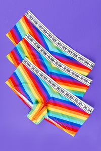 Mapale Rainbow Cheeky Short in Rainbow  from SexyShoes.com