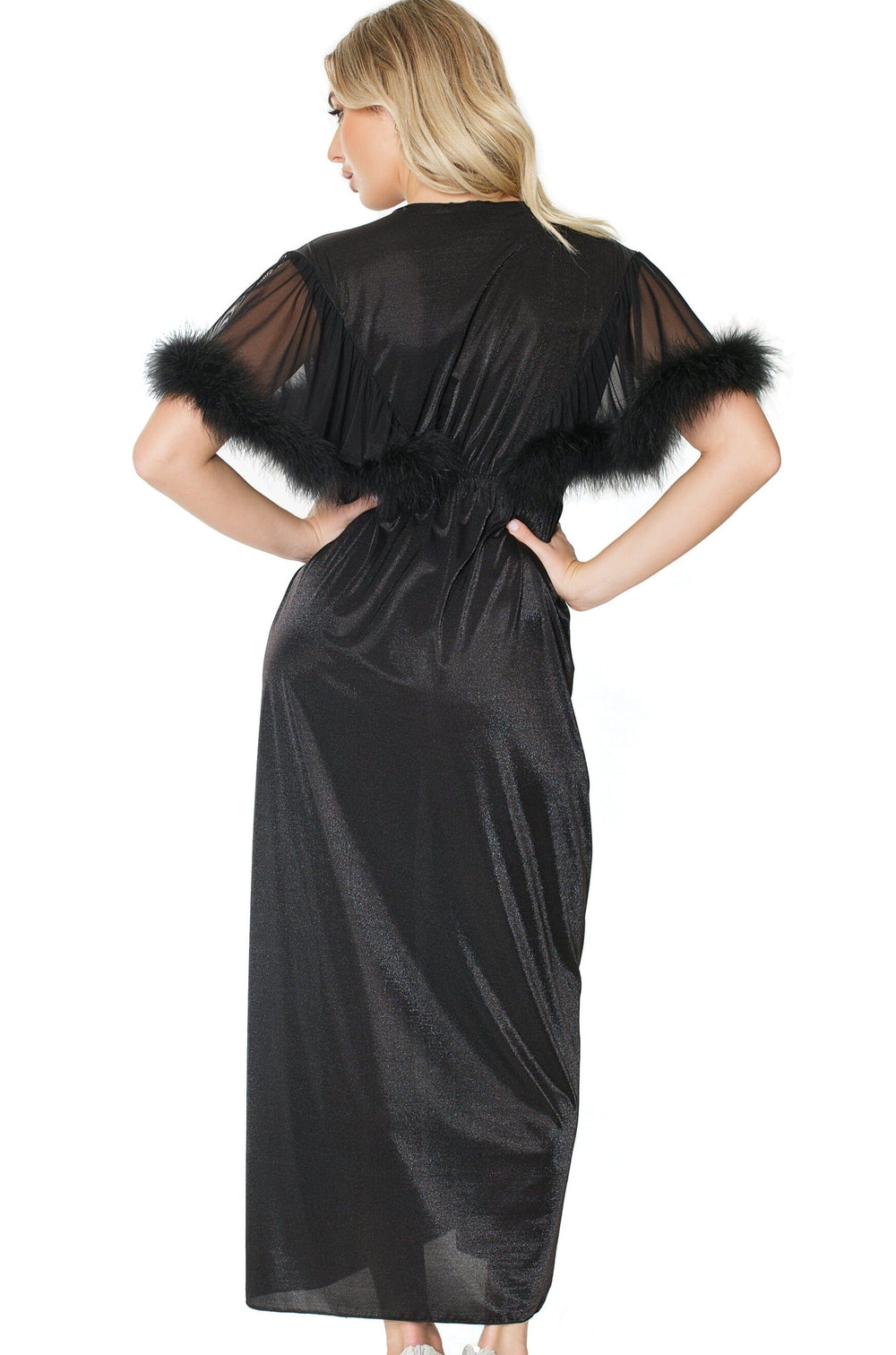 Robe-Gowns + Robes-Coquette-Black-O/S-SEXYSHOES.COM