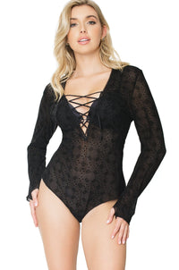 Coquette Romper in Black  from SexyShoes.com