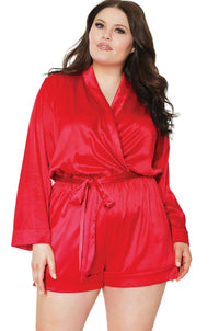 Coquette Romper in Red  from SexyShoes.com