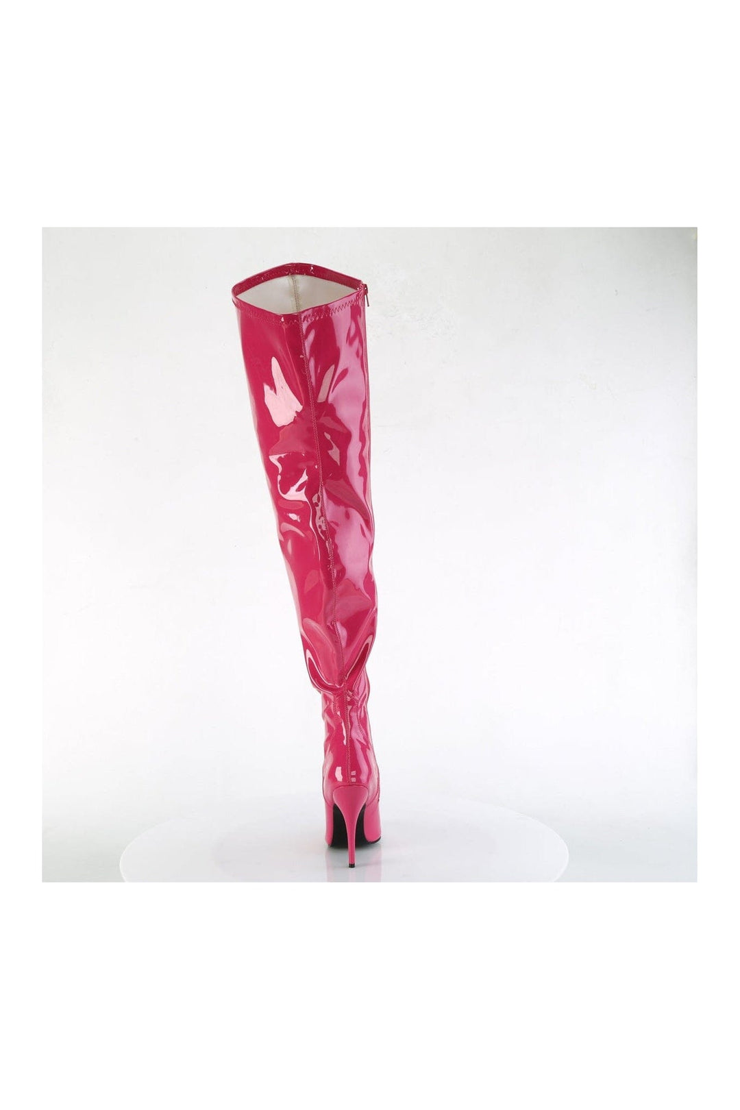 SEDUCE-3000WC Pink Patent Thigh Boot-Thigh Boots-Pleaser-SEXYSHOES.COM