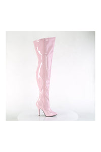 Pleaser SEDUCE-3000WC Pink Patent Thigh Boot in Pink Patent