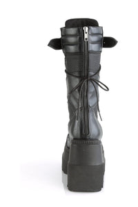 SHAKER-70 Black Vegan Leather Knee Boot-Knee Boots-Demonia-Black-5-Vegan Leather-SEXYSHOES.COM
