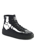 SNEEKER-252 Black Canvas Creeper