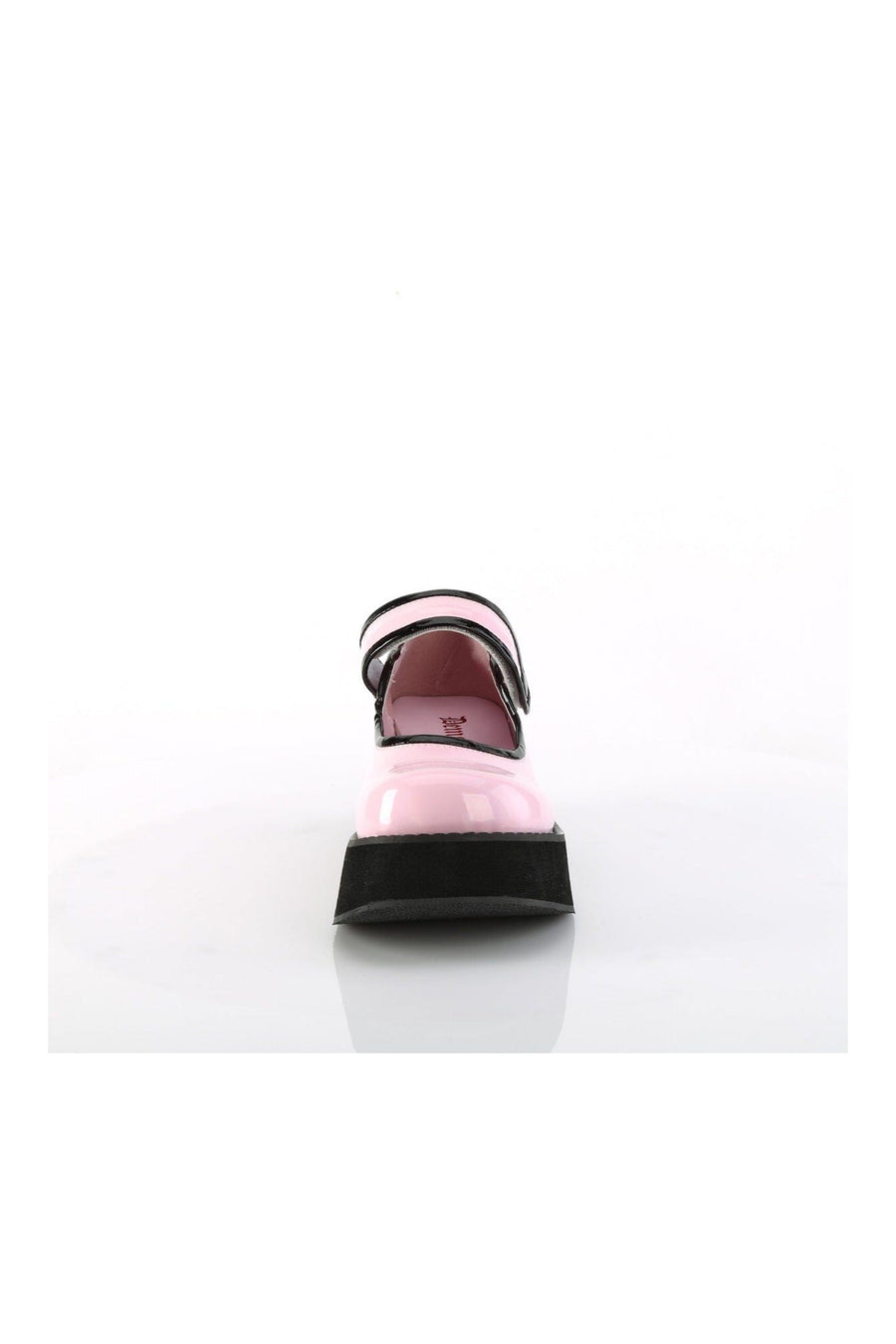 Demonia SPRITE-01 Pink Hologram Patent Mary Janes in Pink Hologram Patent