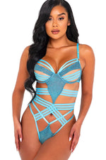 SS-2 Piece Caged Teddy
