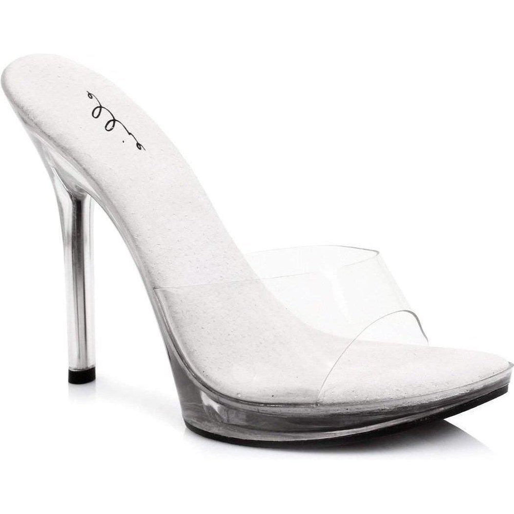 SS-502-VANITY Slide | Clear Vinyl-Footwear-Ellie Brand-Clear-9-Vinyl-SEXYSHOES.COM