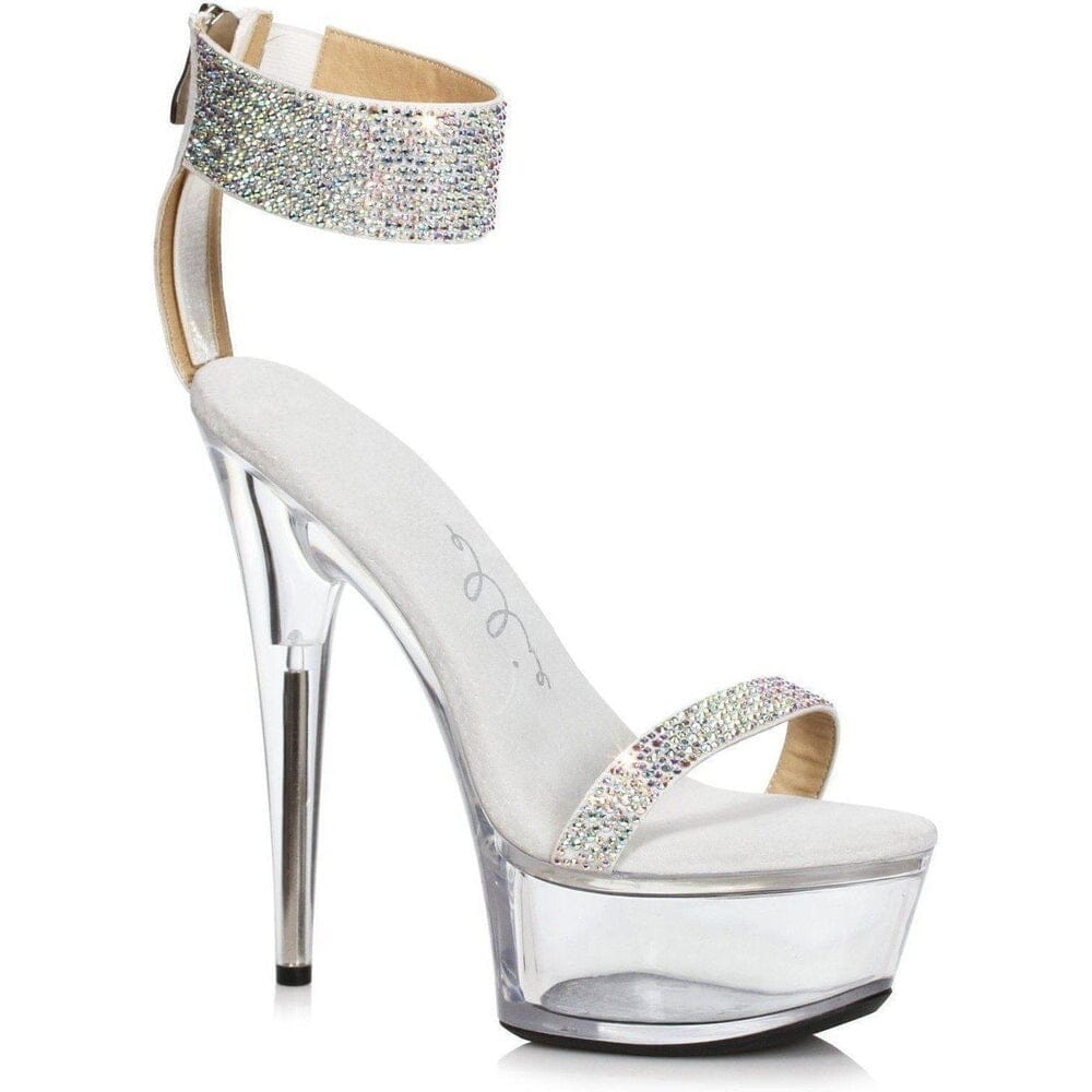 SS-609-ANIKA Stripper Sandal | Silver Faux Leather-Footwear-Ellie Brand-Silver-6-Faux Leather-SEXYSHOES.COM