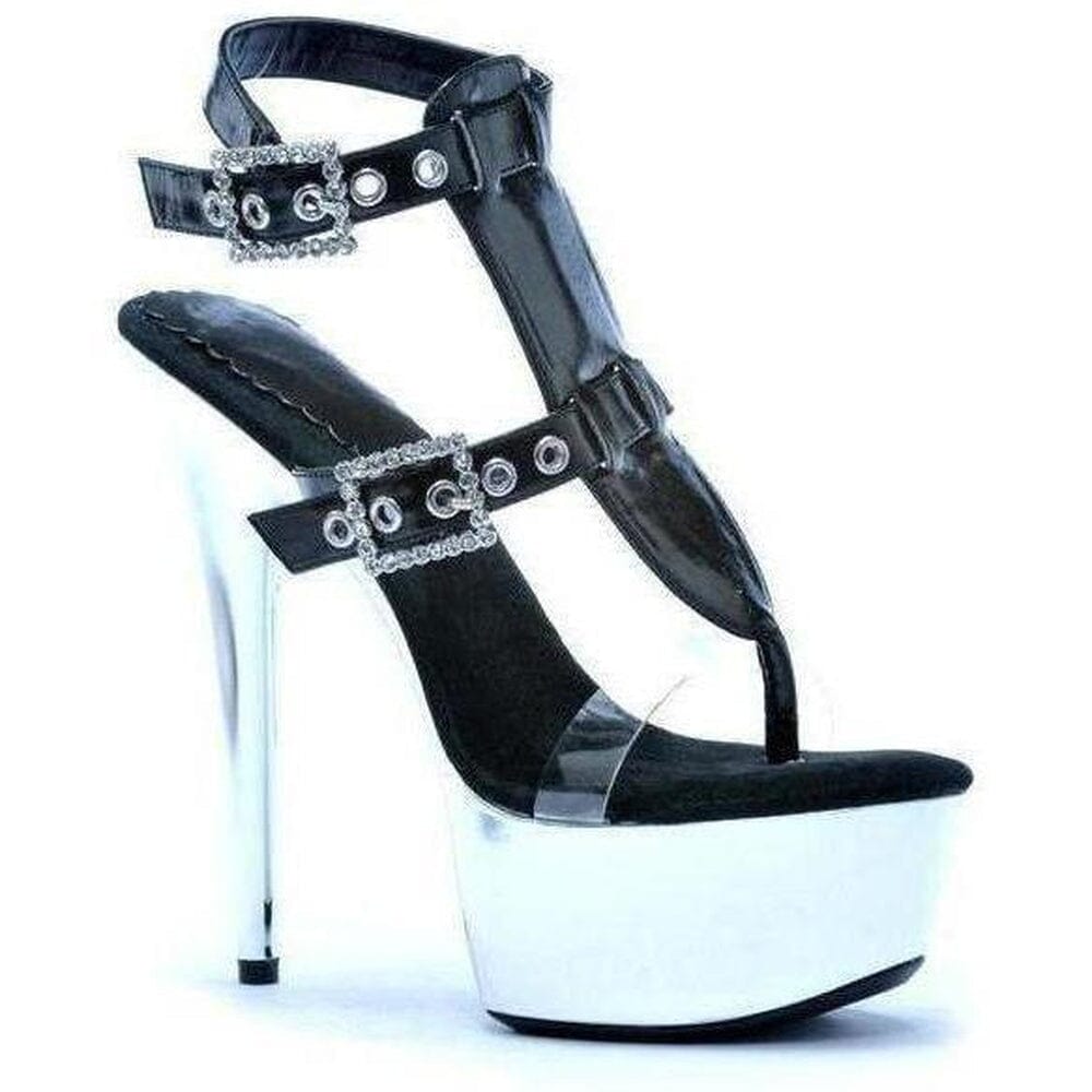 SS-609-GENEVA Platform Sandal | Black Patent-Footwear-Ellie Brand-Black-10-Patent-SEXYSHOES.COM