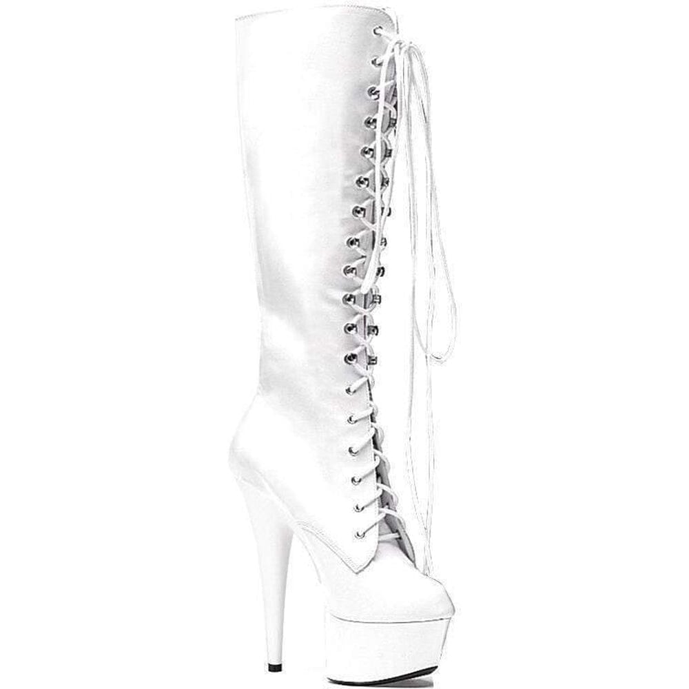 SS-609-JUNGLE Platform Boot | White Patent-Footwear-Ellie Brand-White-9-Patent-SEXYSHOES.COM