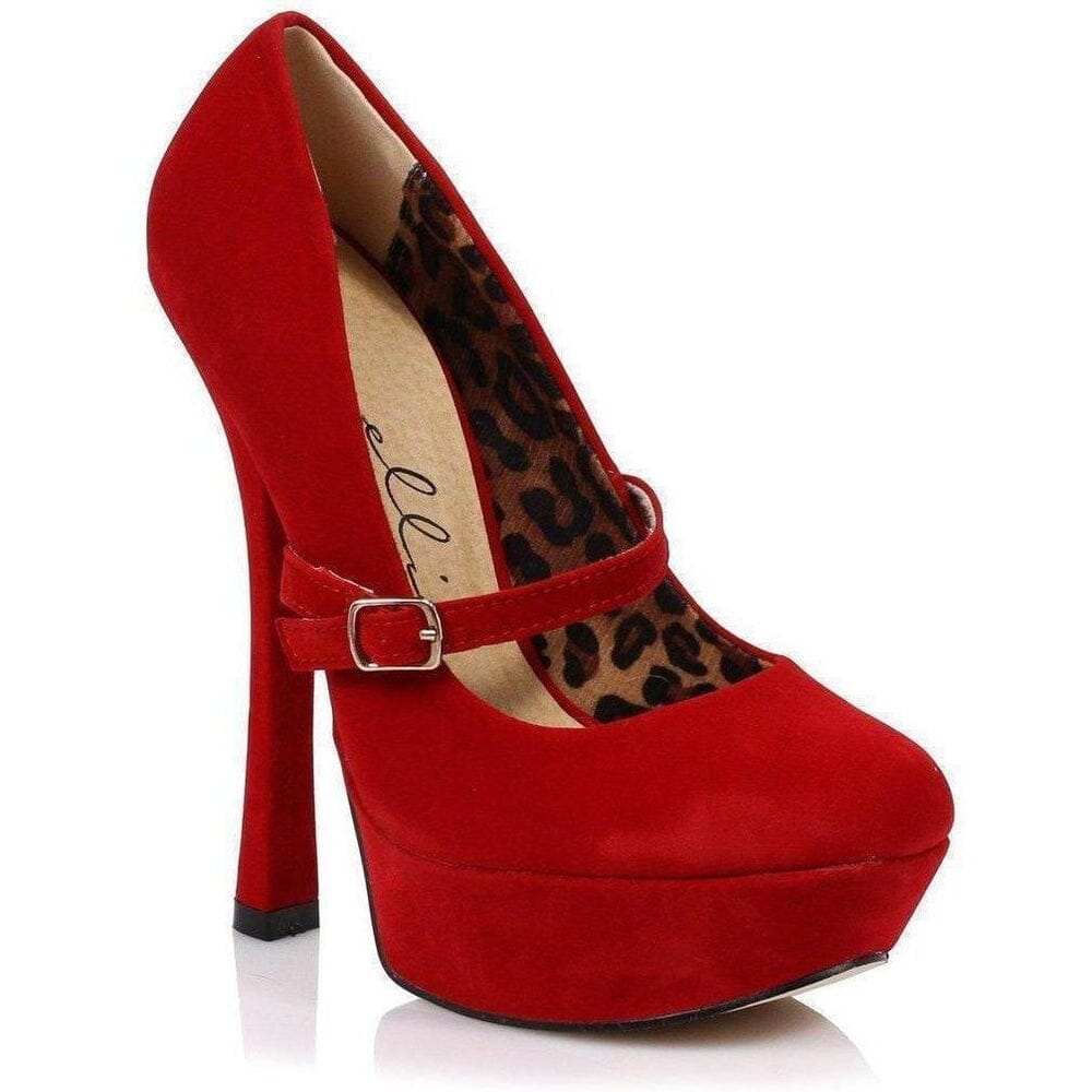 SS-633-PAYTON-V Platform Pump | Red Patent-Footwear-Ellie Brand-Red-6-Patent-SEXYSHOES.COM