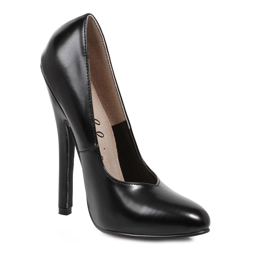 SS-8260 Pump | Black Faux Leather-Footwear-Ellie Brand-Black-13-Faux Leather-SEXYSHOES.COM
