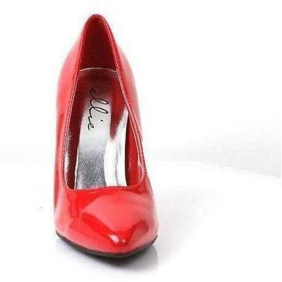 SS-8400 Pump | Red Patent-Footwear-Ellie Brand-SEXYSHOES.COM