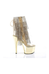Pleaser ADORE-1017RSF Platform Boot in Clear Vinyl
