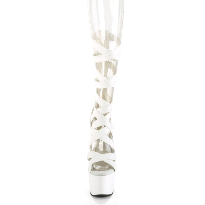 SS-ADORE-700-48 Sandal | White Faux Leather
